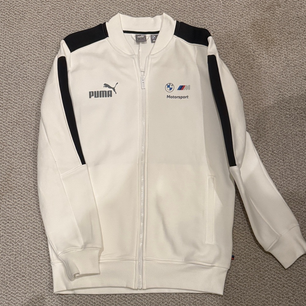Puma BMW Motorsport White and Black Jacket